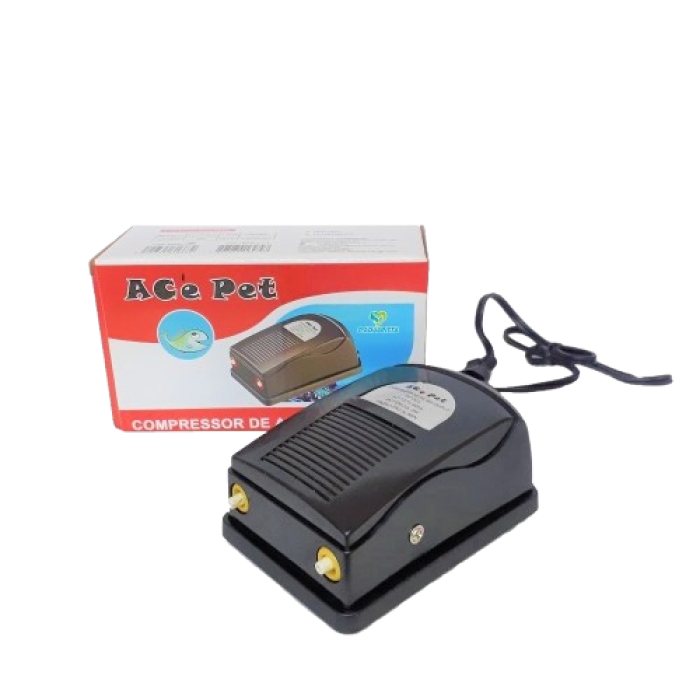 Compressor Ap-003 2 Saidas 110v Ace Pet
