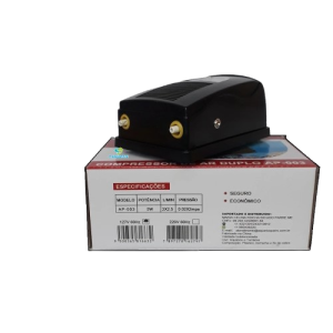 Compressor Ap-003 2 Saidas 110v Ace Pet