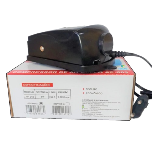 Compressor Ap-003 2 Saidas 110v Ace Pet