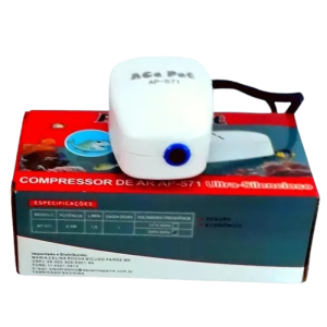 Compressor Ap-571 Ultra Silencioso 110v Ace Pet