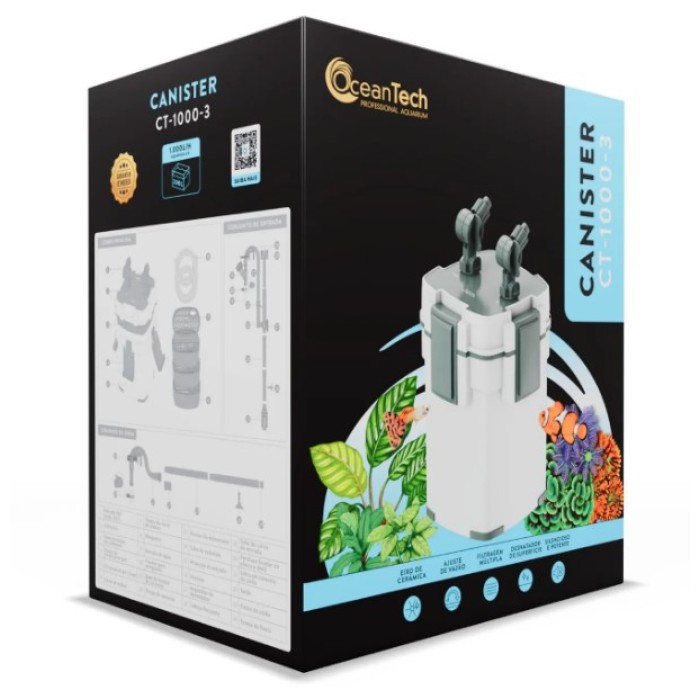 Filtro Canister CT 1000-3 127v Ocean Tech