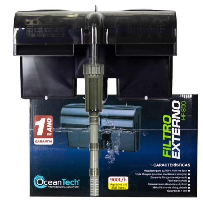 Filtro Externo Hf-0800 900l/h 127v Ocean Tech
