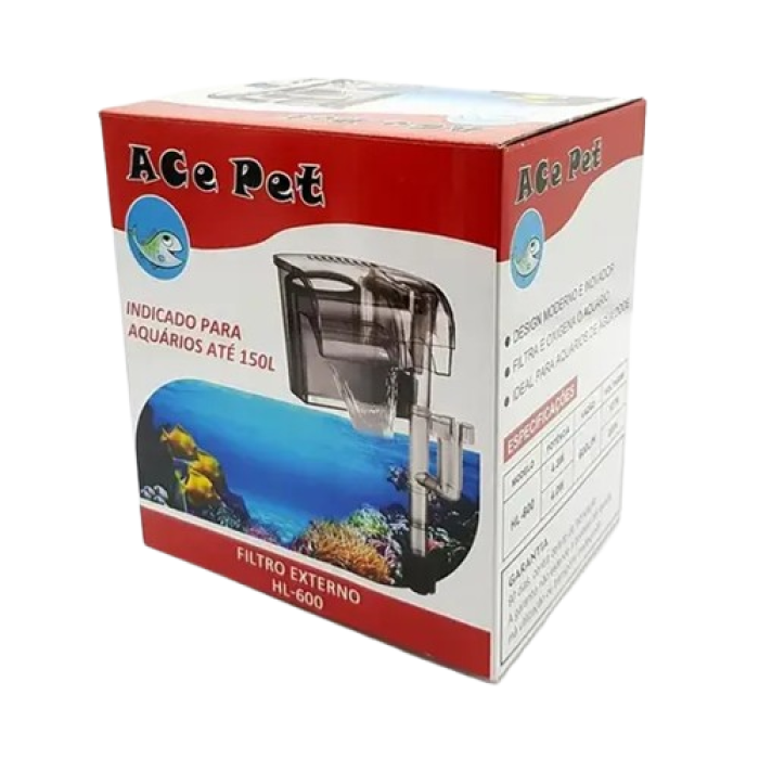 Filtro Externo Hl-600 600l/h 110v Ace Pet