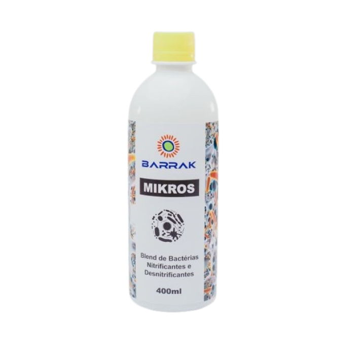 Mikros Blend de Bactérias Nitrificantes e Desnitrificantes 400ml