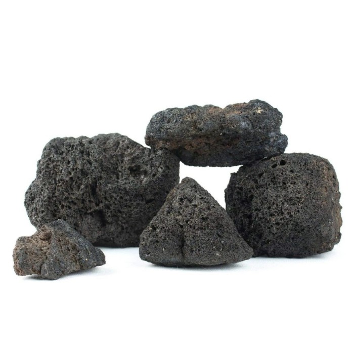 Rocha Vulcânica Lava Rock Black Kilo