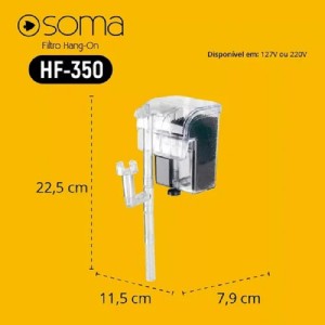 Filtro Externo Hang On Hf 350 350l/h 127v Soma