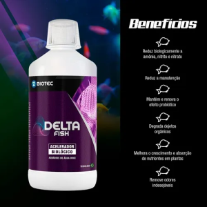 Acelerador Biólogioco Delta Fish Água Doce 500ml Zbiotec