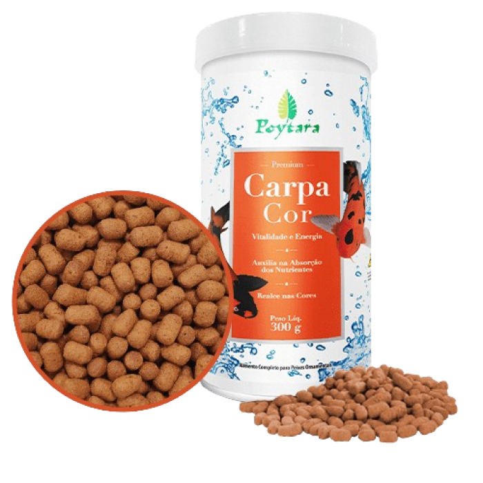 Ração Carpa Cor 300g Poytara