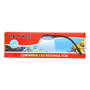 Luminária Aquário Led ACL7 7cm 7w Multi Cores Ace Pet