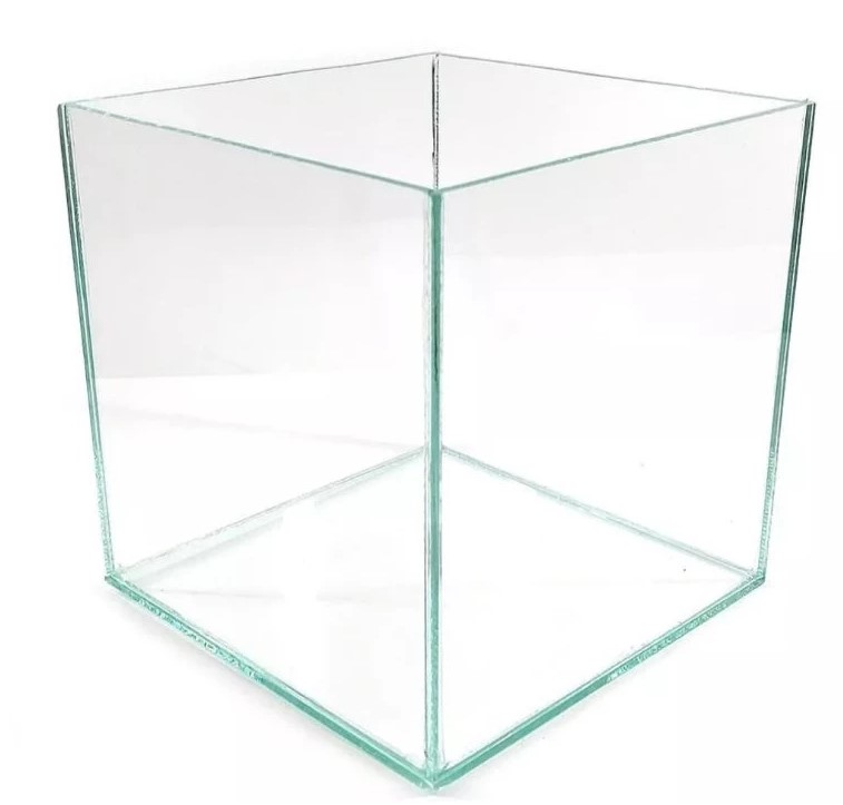 Aquário Cubo 20x20x20 3mm 8 Litros