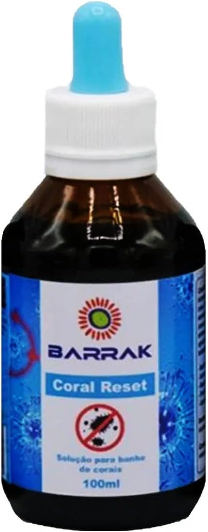Coral Reset Barrak 100ml Solução Para Banho De Corais