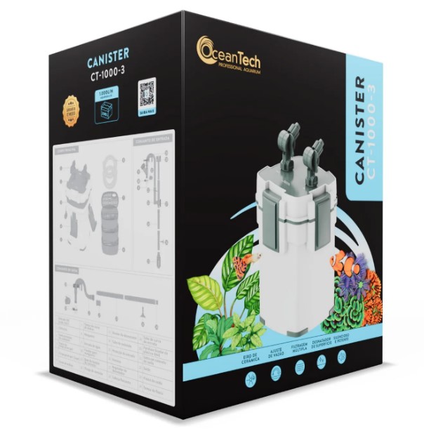 Filtro Canister CT 1000-3 127v Ocean Tech