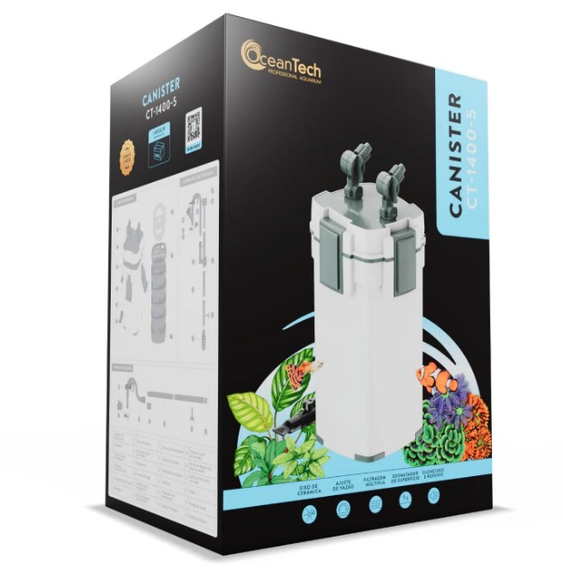 Filtro Canister CT 1400-5 127v Ocean Tech