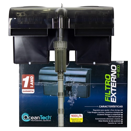 Filtro Externo Hf-0800 900l/h 127v Ocean Tech