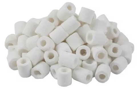Mídia Biológica Cerâmica Bio Glass Porosa Kilo