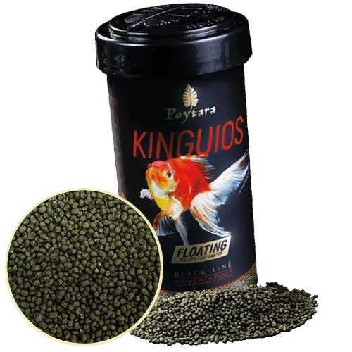 Ração Kinguio Black Line Floating 400g Poytara