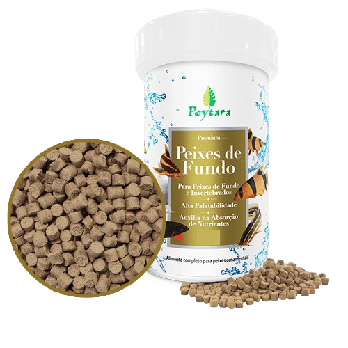 Ração Peixes de Fundo 135g Poytara