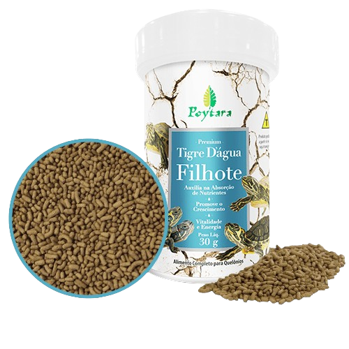 Ração Tigre D'agua Filhote 30g Poytara