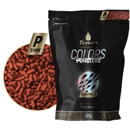 Ração Colors Monster Floating P 600g Poytara