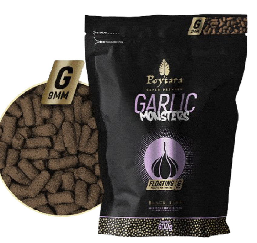 Ração Garlic Monsters Floating G 600g Poytara