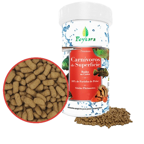 Ração Carnivoros de Superfice 310g Poytara