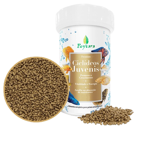 Ração Ciclideos Juvenis 35g Poytara