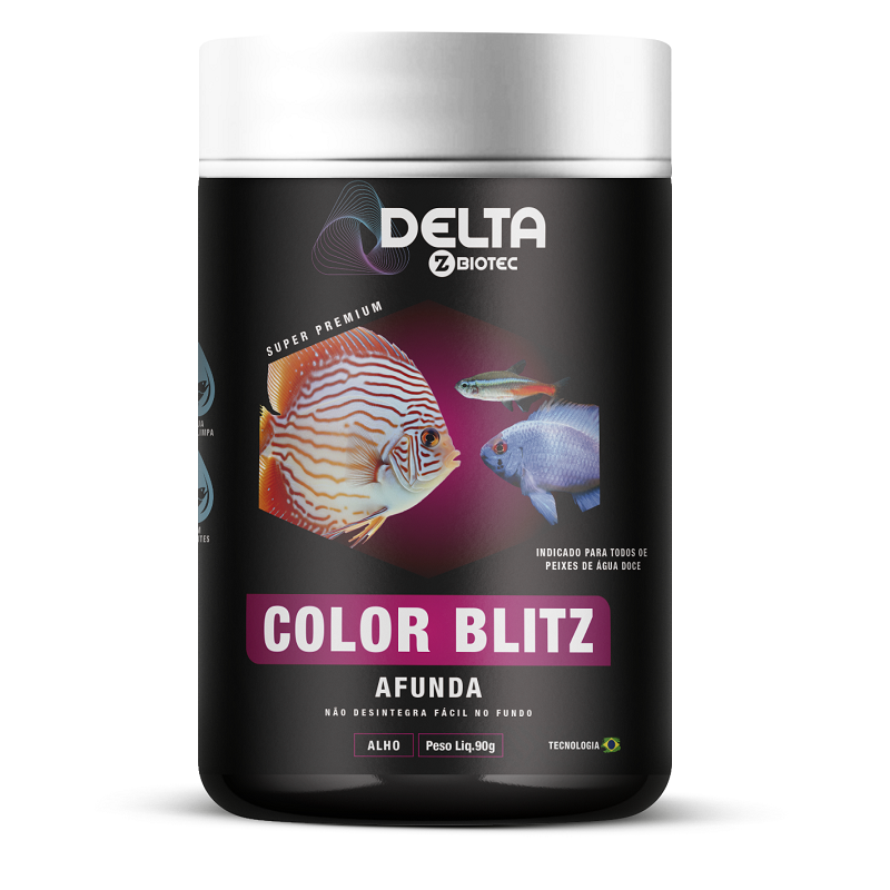 Ração Color Blitz 90g Delta Zbiotec