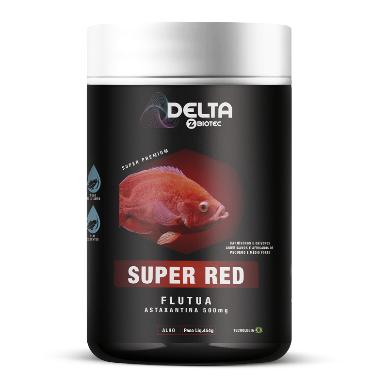 Ração Super Red 454g Delta Zbiotec
