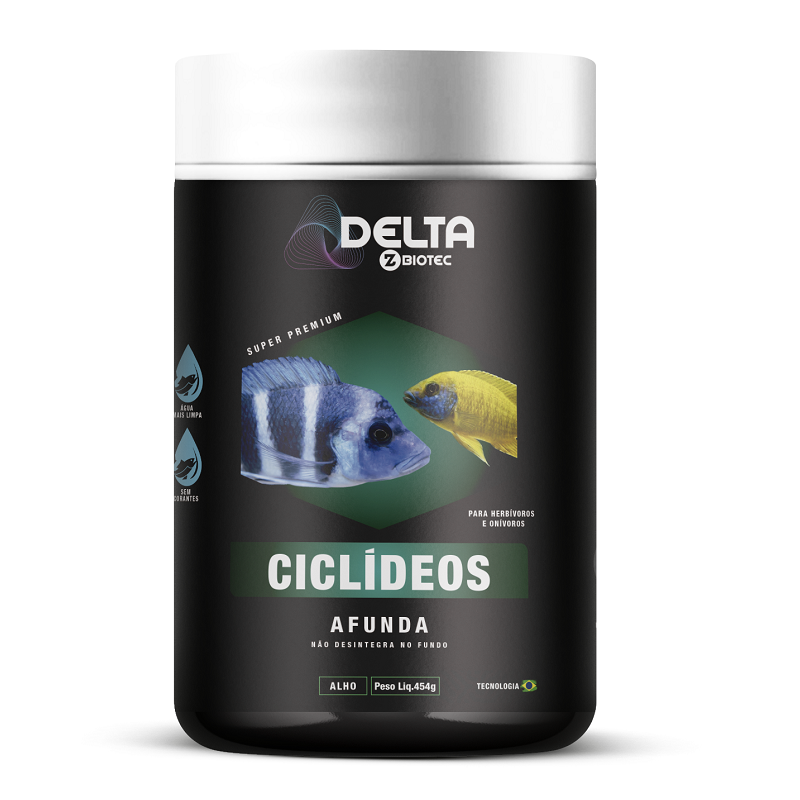 Ração Ciclídeos 454g Delta Zbiotec